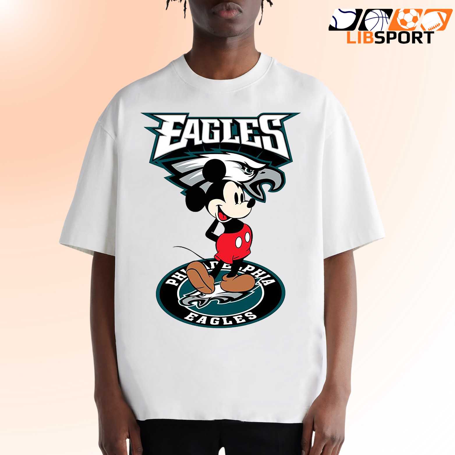 Philadelphia Eagles Mickey Mouse T-Shirt, Disney Football Fan Tee, Unisex Game Day Merch Gift